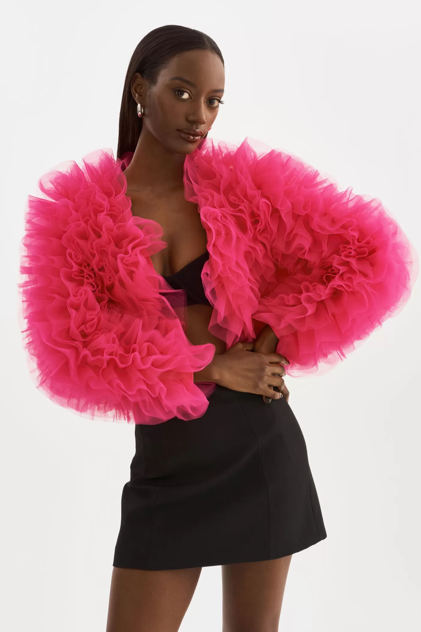 LAMARQUE BRITNY | Veste En Tulle Rose Lilas Cheap