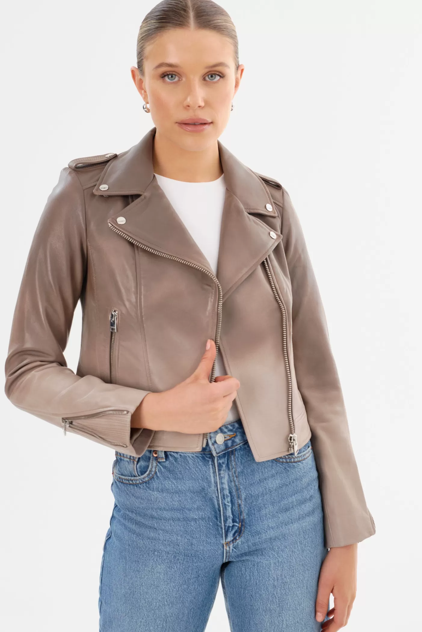 LAMARQUE DONNA | Veste Moto Signature En Cuir Hot