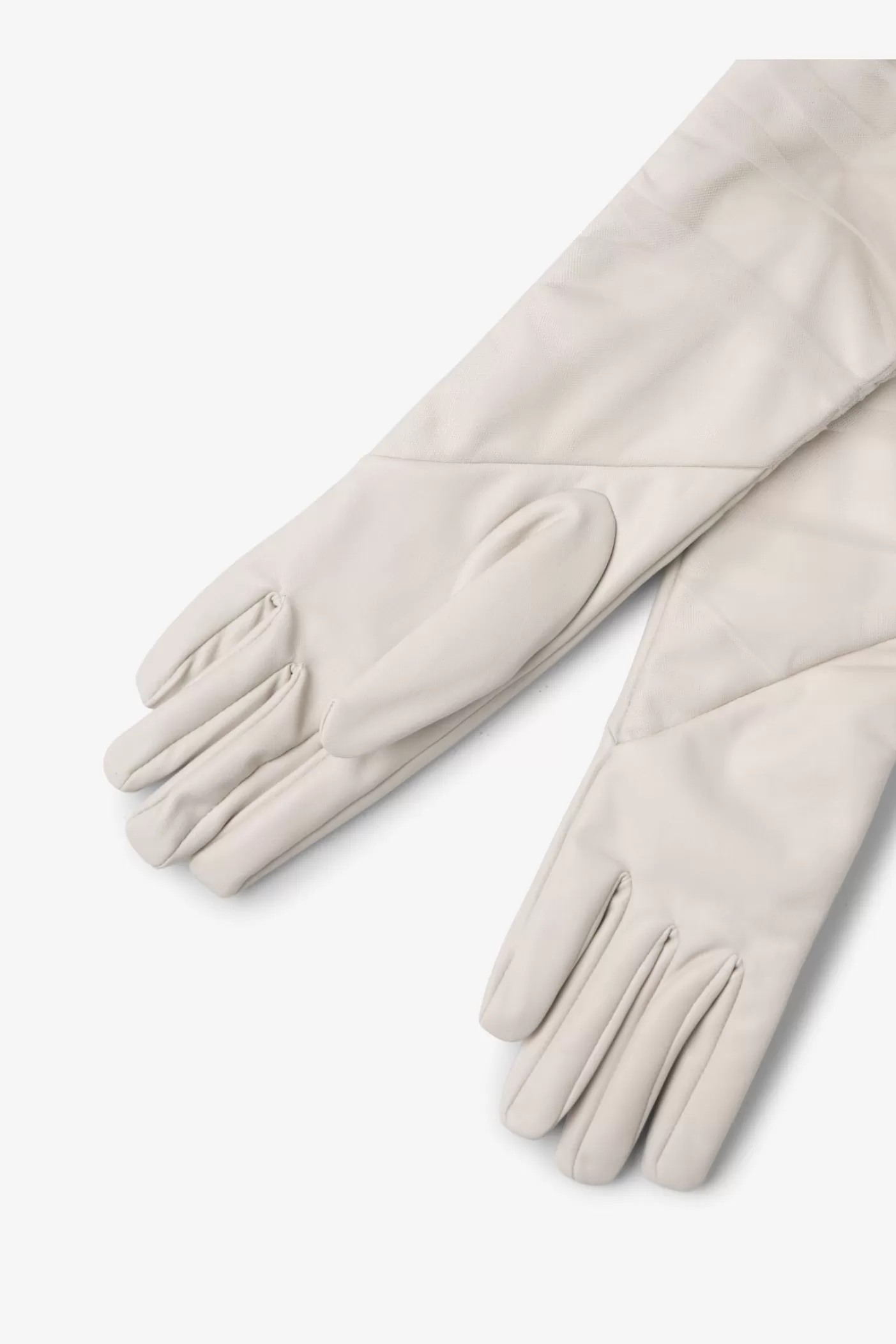 LAMARQUE MARILYN | Gants En Similicuir Et Tulle Os Clearance