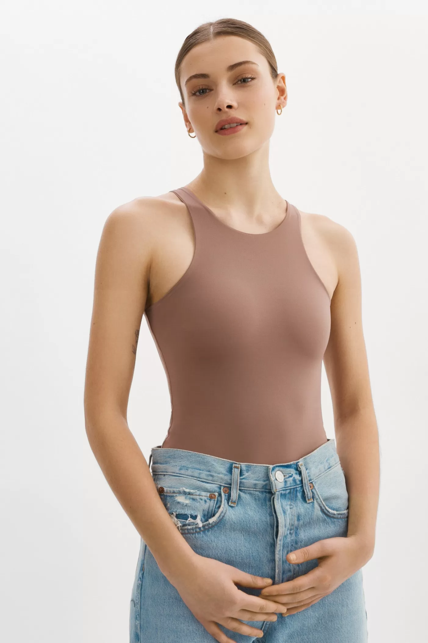 LAMARQUE SYDELLE | Body à Bretelles Shiitake Best Sale